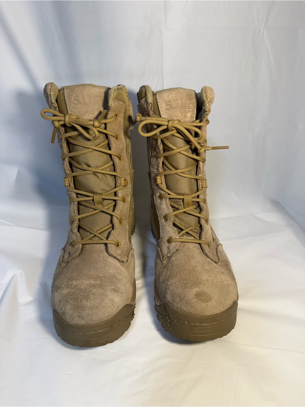 5.11 Tactical Women's Lace-Up Desert Boots in Coyote